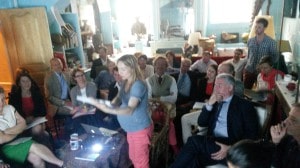 Première réunion du comité scientifique, animé par Hélène le Teno